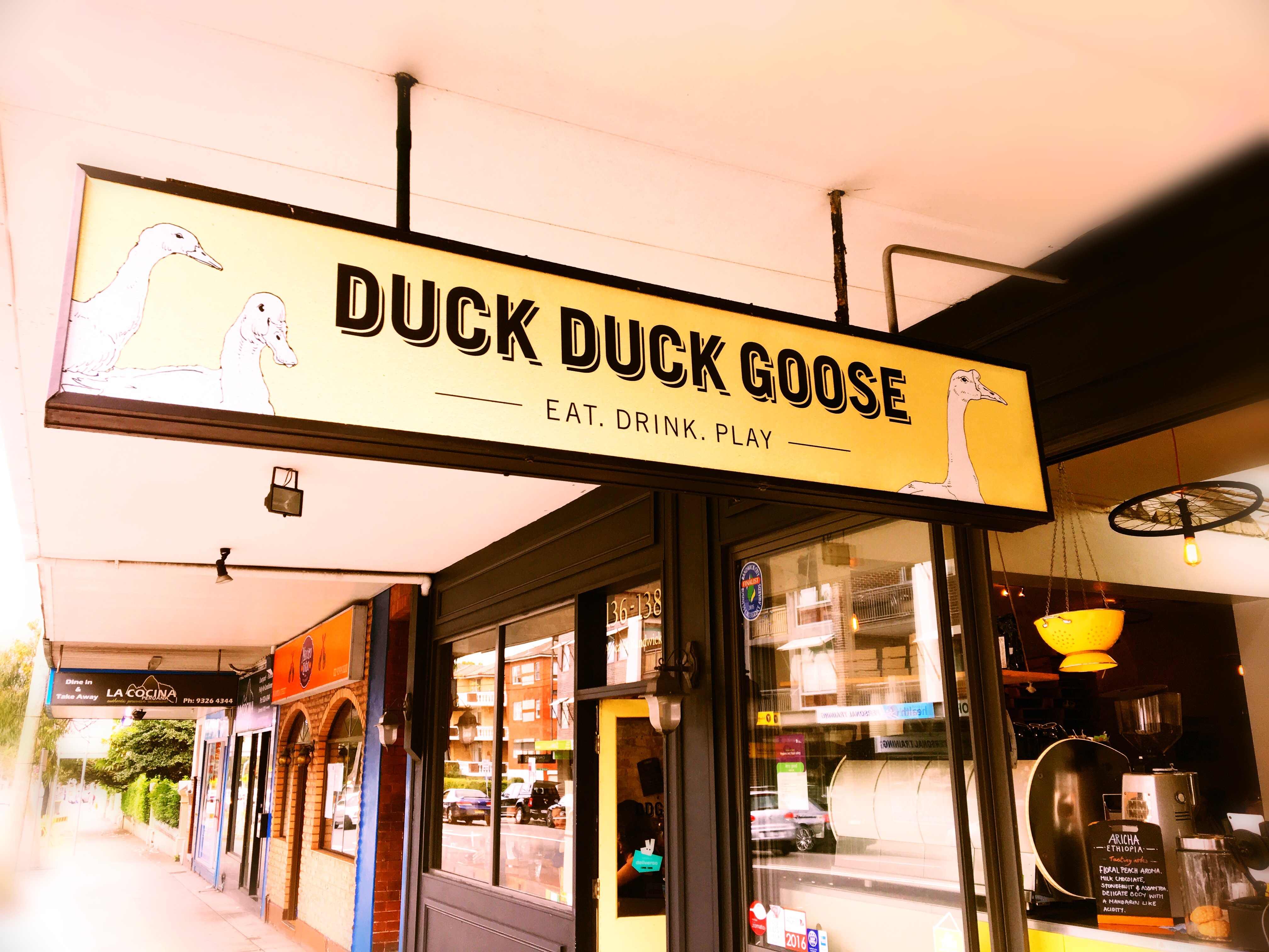Duck Duck Goose Sydney Cafes