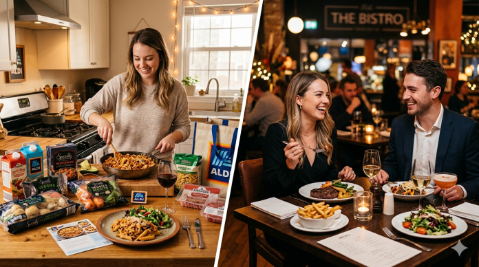 Aldi vs Eating Out